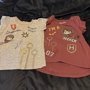 Warner Bros. Kids Gryffindor Tees - Gray and Red - Bin 14